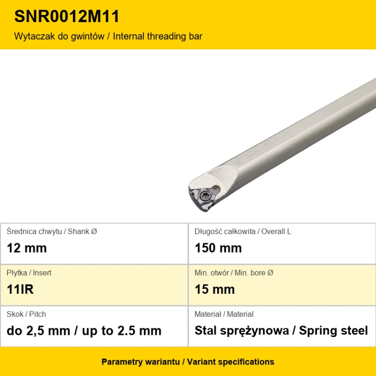 SNR0012M11 — dokładna karta wariantu PL/EN