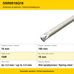 SNR0016Q16 — dokładna karta wariantu PL/EN