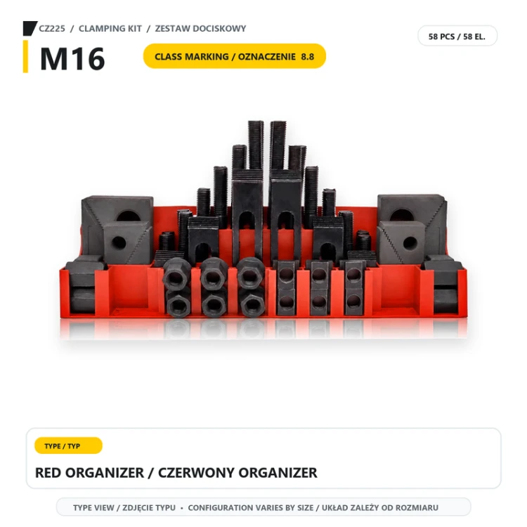 Wariant 8.8, M16, czerwony organizer