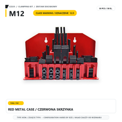 Wariant 12.9, M12, czerwona metalowa skrzynka