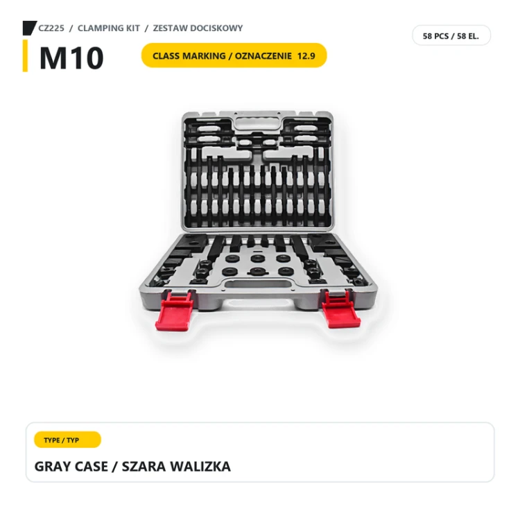 Variant 12.9, M10, szara walizka