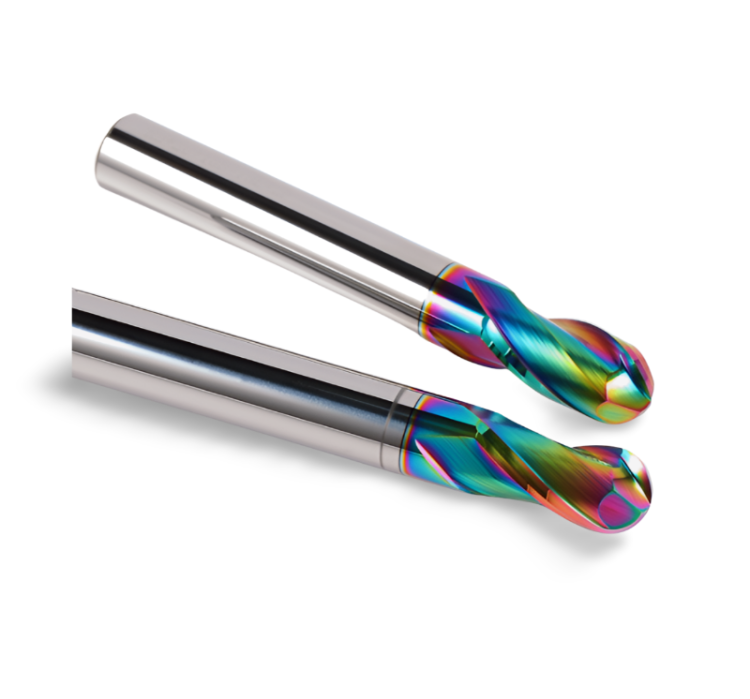 Frez kulowy, kula 2-ostrzowy VHM powłoka DLC| DuraEdge Alu