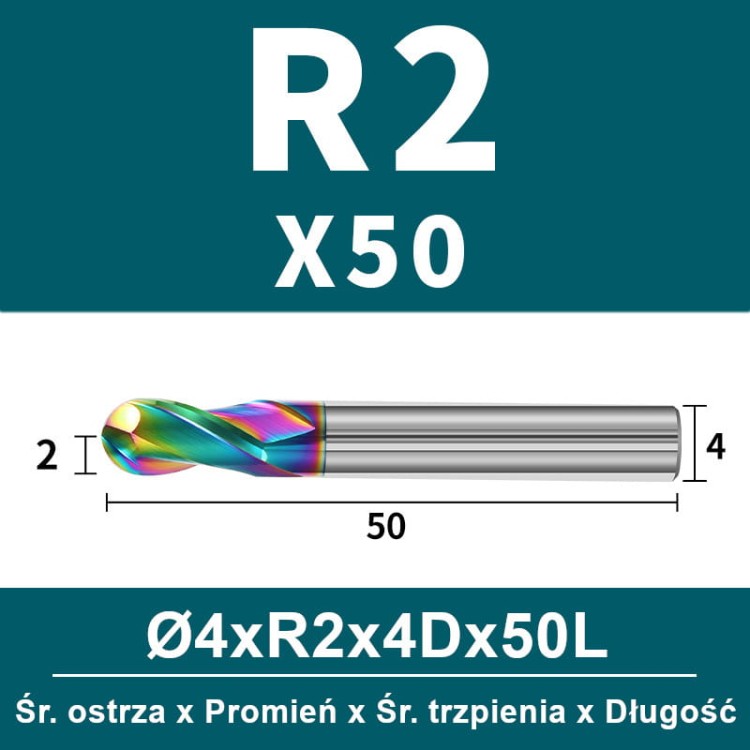 Frez kulowy, kula 2-ostrzowy VHM powłoka DLC_ (8).jpg