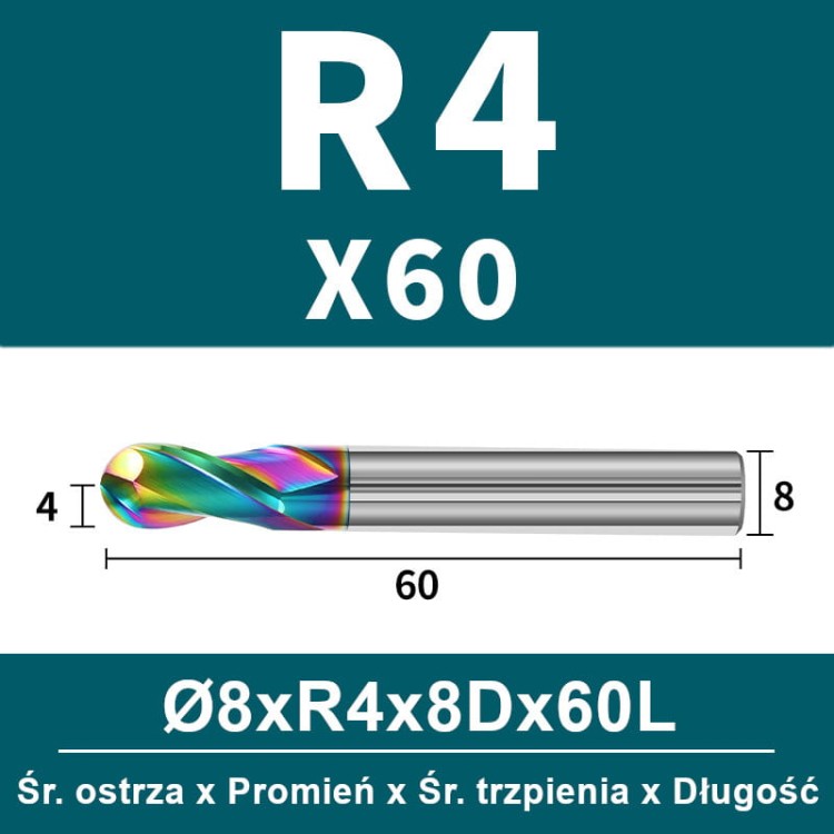 Frez kulowy, kula 2-ostrzowy VHM powłoka DLC_ (10).jpg