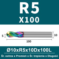 Frez kulowy, kula 2-ostrzowy VHM powłoka DLC_ (19).jpg