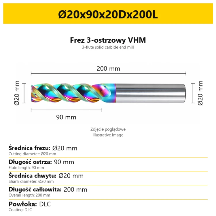 Ø20x90x20Dx200L