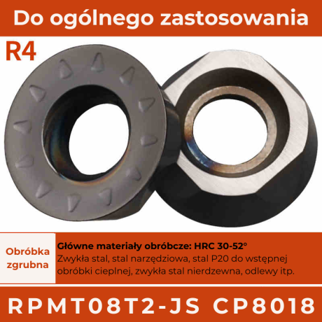 Przejdź do produktu Płytki RPMT, RDMW, RCMT, RDMT, RPGT (10szt.)