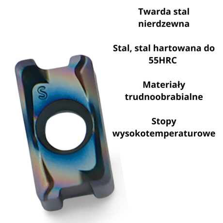 Przejdź do produktu Płytki wieloostrzowe LNPU110408/LNMX do głowicy LN11 | odporne na zużycie (10 szt.)