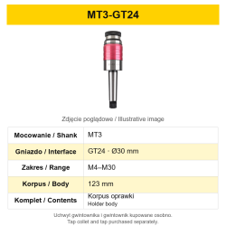 MT3-GT24 – variant technical card