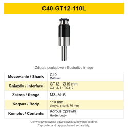 C40-GT12-110L – variant technical card