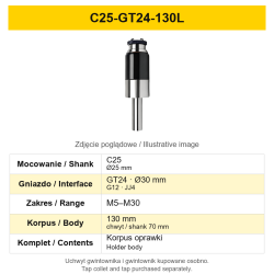C25-GT24-130L – variant technical card