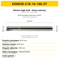 EXN03R-C16-16-160-2T