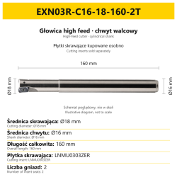 EXN03R-C16-18-160-2T