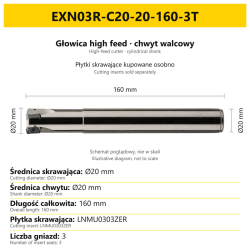 EXN03R-C20-20-160-3T