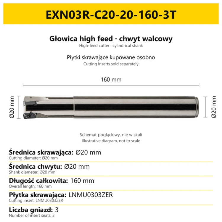 EXN03R-C20-20-160-3T