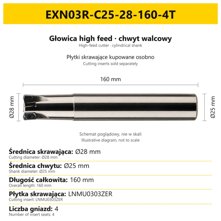 EXN03R-C25-28-160-4T