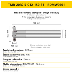TMR-20R2.5-C12-150-3T - RDMW0501