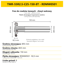 TMR-55R2.5-C25-150-8T - RDMW0501