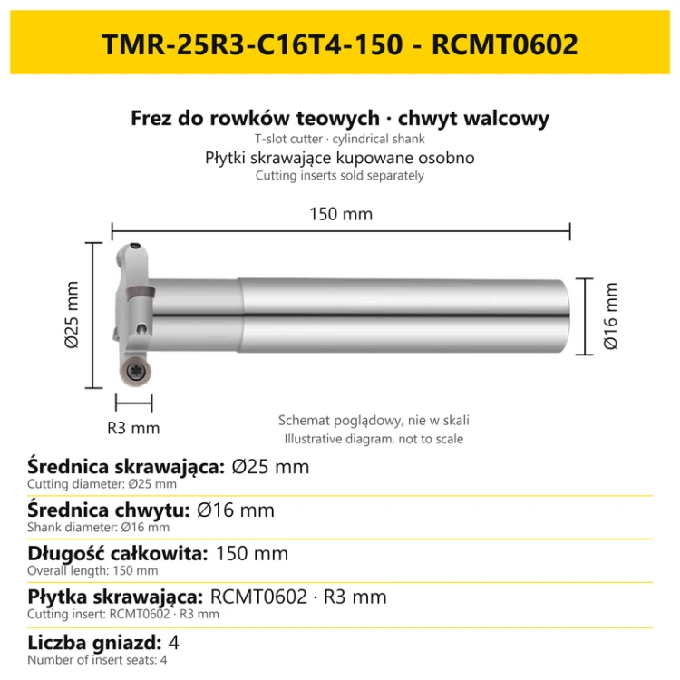 TMR-25R3-C16T4-150 - RCMT0602