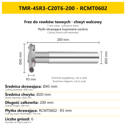 TMR-45R3-C20T6-200 - RCMT0602