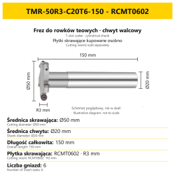 TMR-50R3-C20T6-150 - RCMT0602