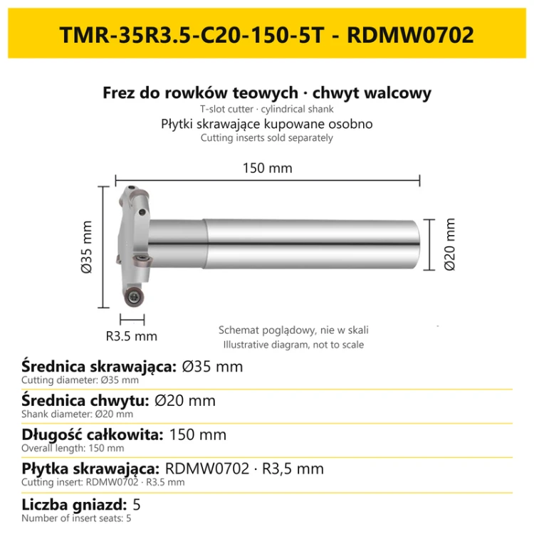 TMR-35R3.5-C20-150-5T - RDMW0702