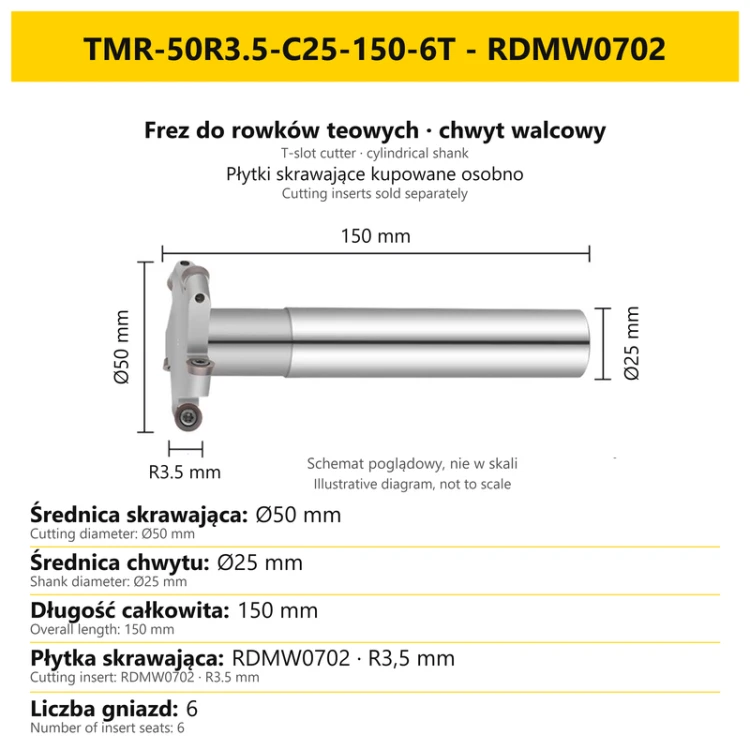 TMR-50R3.5-C25-150-6T - RDMW0702