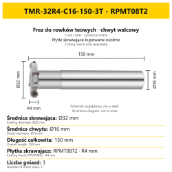 TMR-32R4-C16-150-3T - RPMT08T2