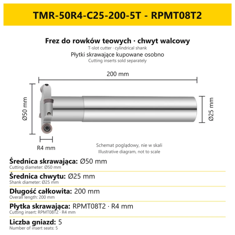 TMR-50R4-C25-200-5T - RPMT08T2