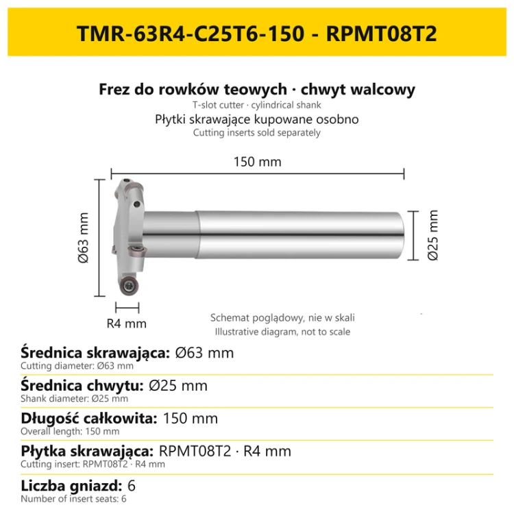TMR-63R4-C25T6-150 - RPMT08T2