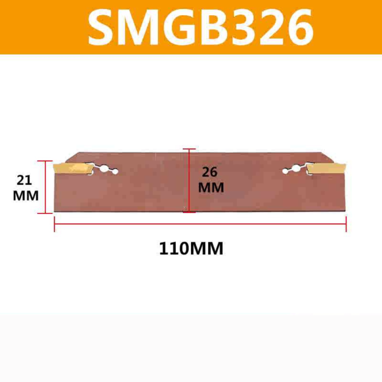 SMGB326 — wymiary listwy