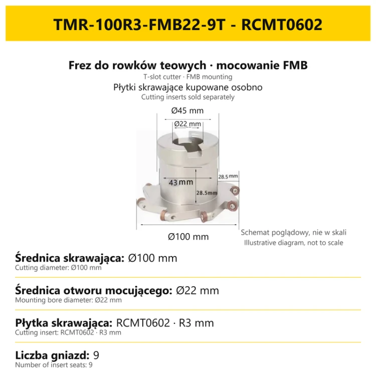 TMR-100R3-FMB22-9T - RCMT0602