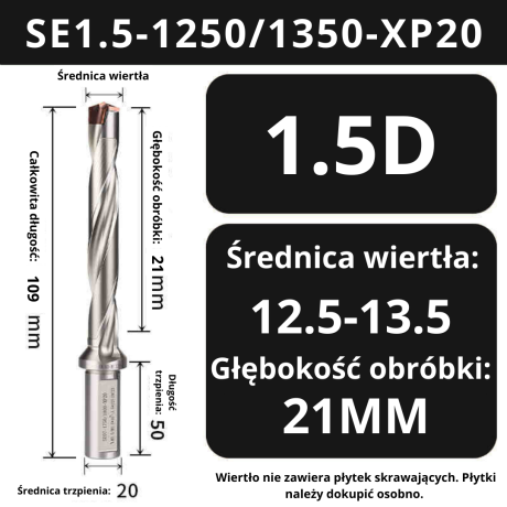 Przejdź do produktu Wiertło modułowe grotowe z wymienną płytką centralną - końcówką z chłodzeniem wewnętrznym GDMA GDPA