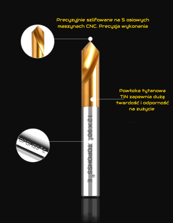 Powłoka tytanowa TiN zapewnia dużą twardość i odporność na zużycie.png
