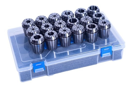 Przejdź do produktu Zestaw tulejek zaciskowych  - Klasa AA ≤ 0,008 - ER11 ER16 ER20 ER25 ER32 ER40