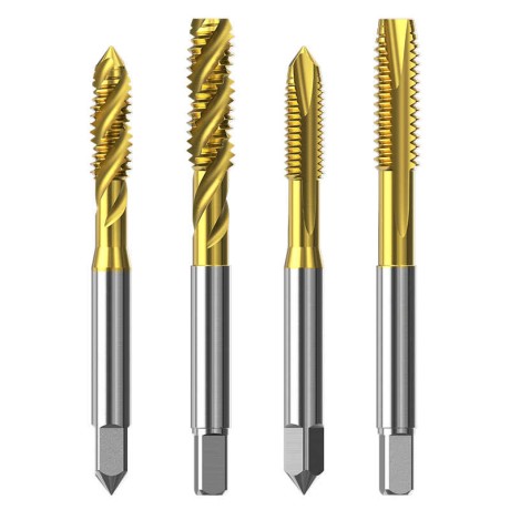 Przejdź do produktu Gwintownik maszynowy prosty HSSE Powłoka Tytanowa TiN M2-M30 JIS