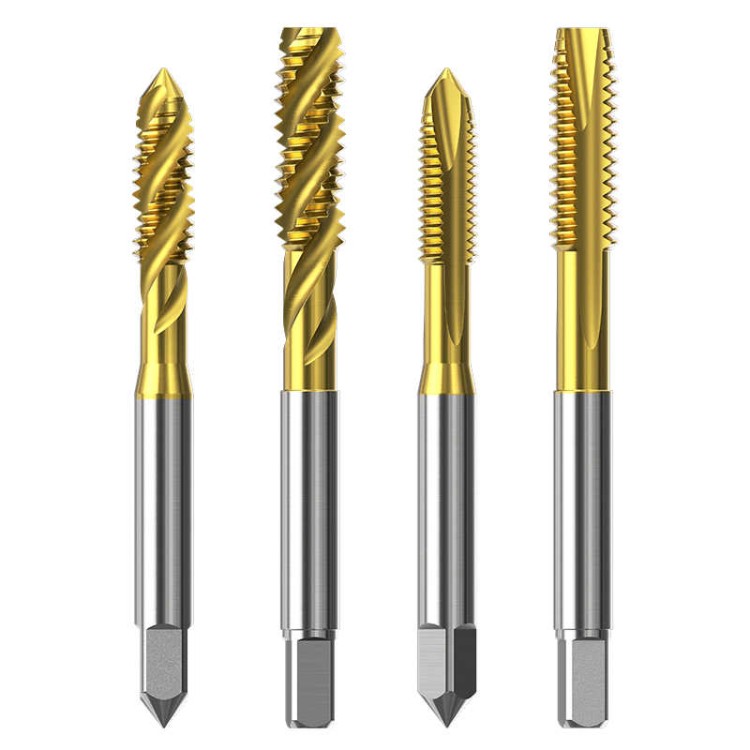 Gwintownik maszynowy skrętny HSSE Powłoka Tytanowa TiN