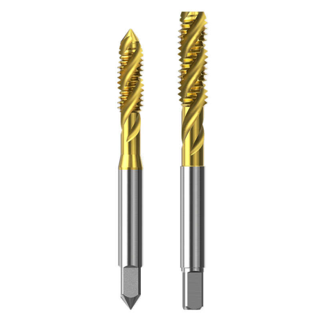 Przejdź do produktu Gwintownik maszynowy skrętny HSSE Powłoka Tytanowa TiN M2-M30 JIS 