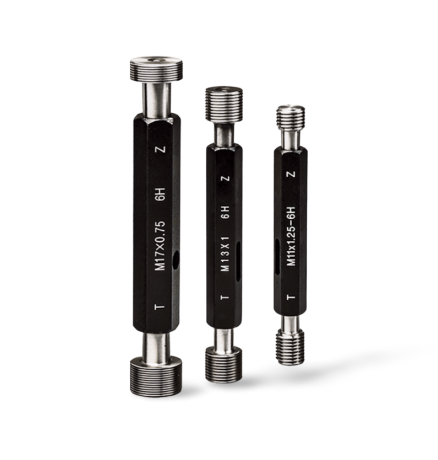 Przejdź do produktu Sprawdzian graniczny do gwintów 6H - metryczne | M0,8-M76, 58-60 HRC