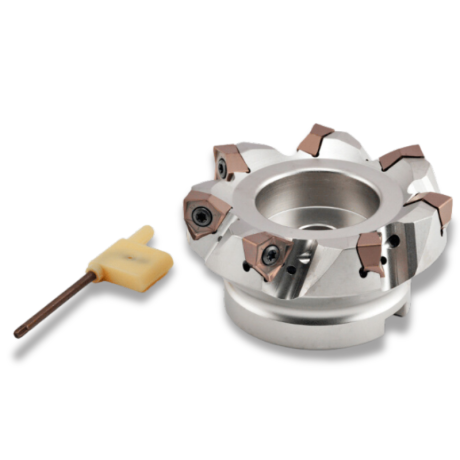 Przejdź do produktu Głowica frezarska MFWN na płytki WNMU0806, chwyt nasadzany, 90 stopni, bez/z chłodzeniem