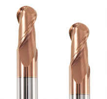 Frez kulowy, kula 2-ostrzowy VHM powłoka TiSiN