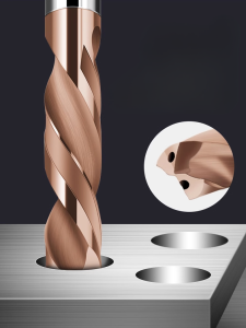 Wiertło węglikowe 3D z chłodzeniem wewnętrznym VHM 55HRC TiSiN SteelRage