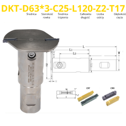 Frez Piłkowy Tarczowy Składany Do Przecinania Na Płytki wymienne VHM | SlotLine ModularCut