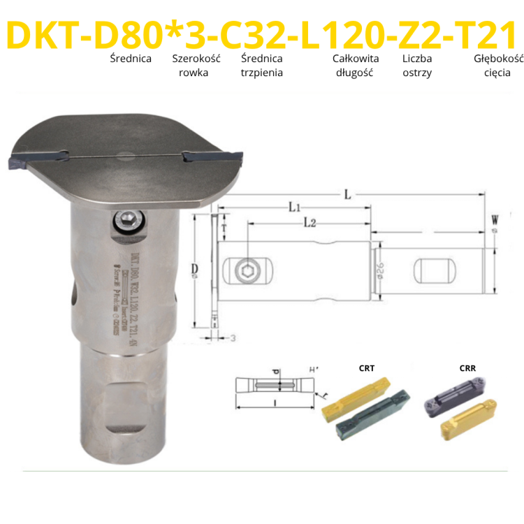Frez Piłkowy Tarczowy Składany Do Przecinania Na Płytki wymienne VHM | SlotLine ModularCut