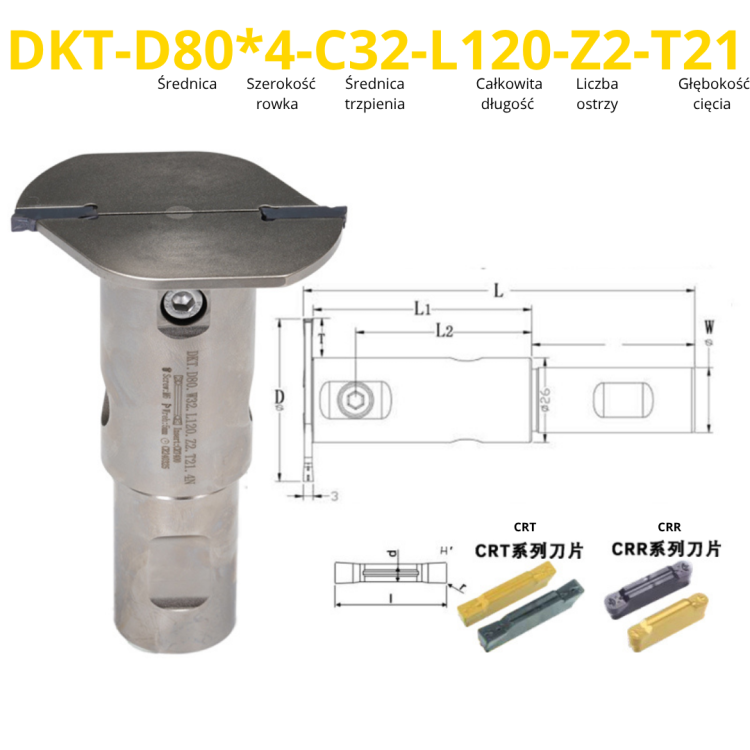 Frez Piłkowy Tarczowy Składany Do Przecinania Na Płytki wymienne VHM | SlotLine ModularCut