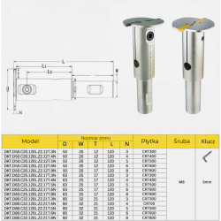 Frez Piłkowy Tarczowy Składany Do Przecinania Na Płytki wymienne VHM | SlotLine ModularCut