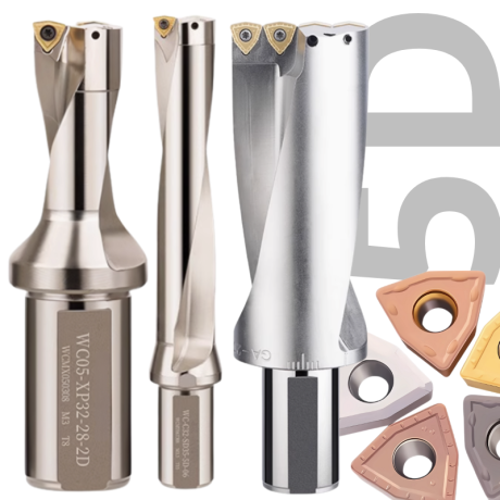 Przejdź do produktu Wiertło płytkowe, składane na płytki WC 5xD | Z Chłodzeniem | 5D