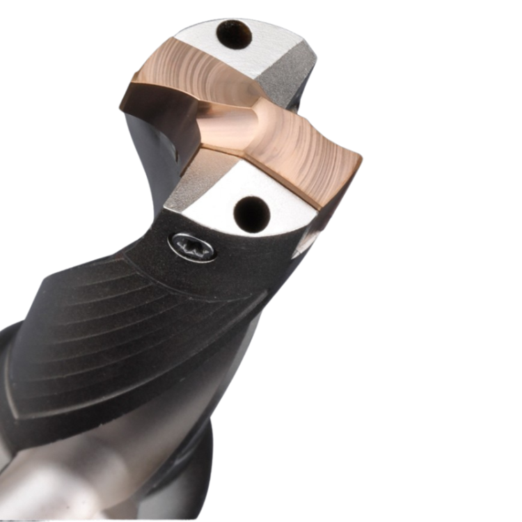 Wiertło modułowe z wymiennym grotem – chłodzenie wewnętrzne, do głębokich otworów | GrotXD