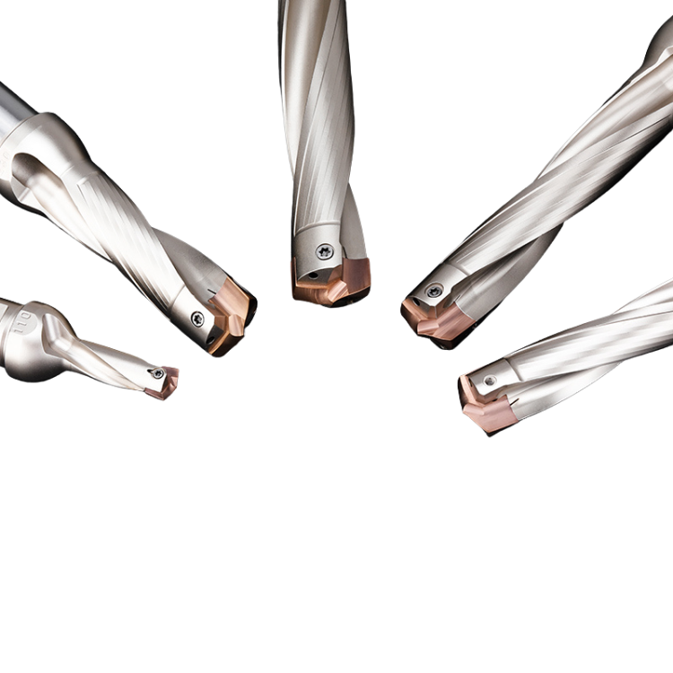 Wiertło modułowe z wymiennym grotem – chłodzenie wewnętrzne, do głębokich otworów | GrotXD