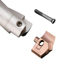 Wiertło modułowe z wymiennym grotem – chłodzenie wewnętrzne, do głębokich otworów | GrotXD